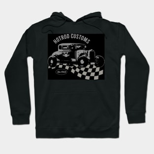 Cars Hotroad Customs Vintage Hoodie